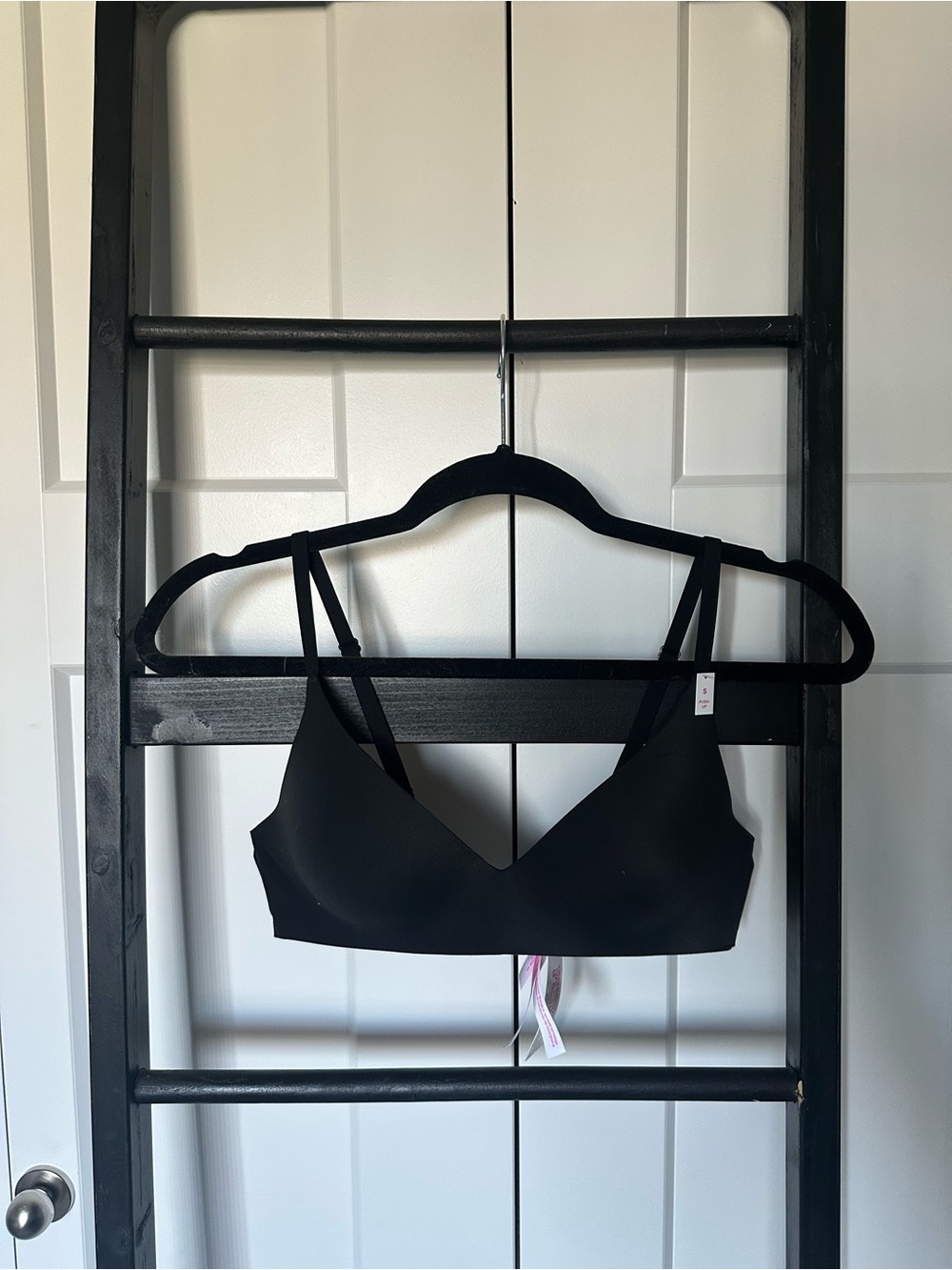 PINK Victoria's Secret Black Marshmallow Bra
